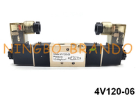 4V120-06 아이르타크 이중 타입 코일 공압 솔레노이드 밸브 5/2 방식 24VDC 220VAC