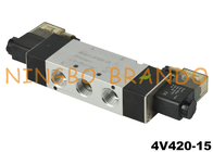 4V420-15 1/2'' 5/2 방식 공압 공기 솔레노이드 밸브 DC24V AC220V
