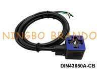 DIN43650A 방수 IP67은 주도한 것과 함께 케이블 솔레노이드 밸브 코일 커넥터를 성형했습니다