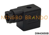 DIN43650B 2P+E MPM 검은 솔레노이드 밸브 연결기 EN 175301-803