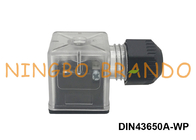 DIN43650A 방수 IP67 솔레노이드 밸브 코일 커넥터 2P+E 3P+E