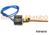 FDF4A10 제습기 냉각 솔레노이드 벨브 1/4&quot; 일반적으로 닫히는 6.35mm OD AC220V