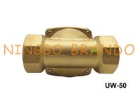 2개는 2W500-50 UW-50 Uni-D 유형 NBR 격막 금관 악기 전기 솔레노이드 벨브 일반적으로 AC110V DC24V를 닫았습니다