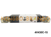 PT 1/2” 4V430C-15 Airtac 유형 마지막 센터 반전 솔레노이드 벨브 5/3 방법 AC110V AC220V