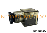 DIN43650A LED DIN 43650 유형 A가 있는 솔레노이드 밸브 코일 커넥터