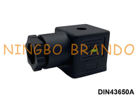 DIN 43650A 솔레노이드 밸브 코일 플러그 커넥터 검정색 DIN 43650A