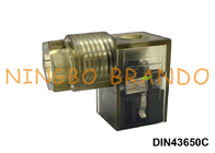 DIN 43650 Form C 솔레노이드 밸브 코일 소켓 커넥터 DIN 43650C