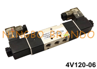 4V120-06 두배 솔레노이드 공압 밸브 AC220V AC110V DC24V