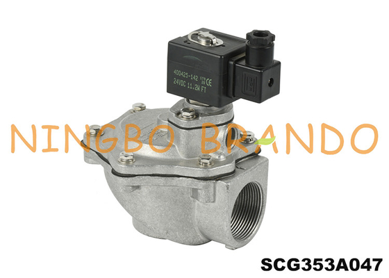 SCG353A047 1-1/2&quot; 일체형 파일럿 펄스 밸브 12VDC 24VDC 110VAC 220VAC