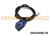 주도한 것을 가진 DIN43650B IP67 방수 주형을 떠서 만드는 케이블 솔레노이드 코일 커넥터