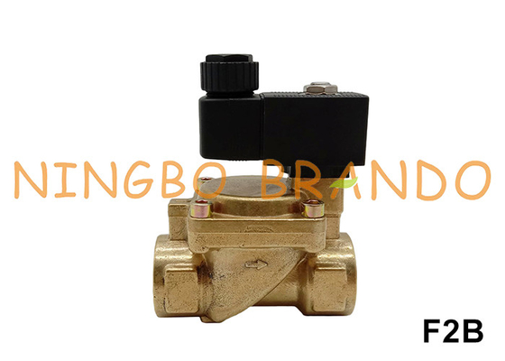 1.6 MPa 2 Way NC Brass Solenoid Valve For Air Water Gas 220V 110V 24V 3/8'에서 2'까지