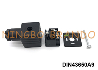 DIN43650A PG9 2P+E 소레노이드 밸브 코일 커넥터 IP65 AC DC 블랙