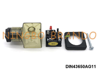 PG11 2P+E DIN43650A LED 라이트 IP65 AC DC 소레노이드 밸브 커넥터