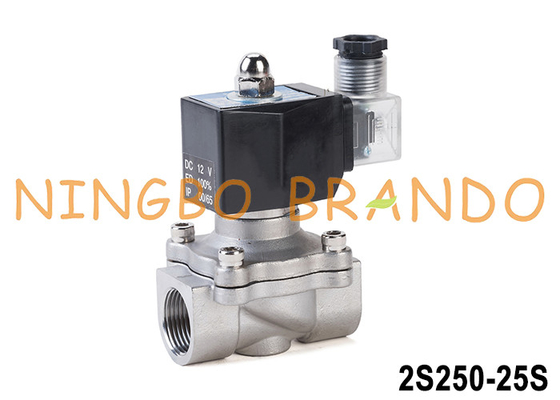 2S250-25 1' 스테인리스 스틸 소레노이드 밸브 가스 오일 수 24V 220V