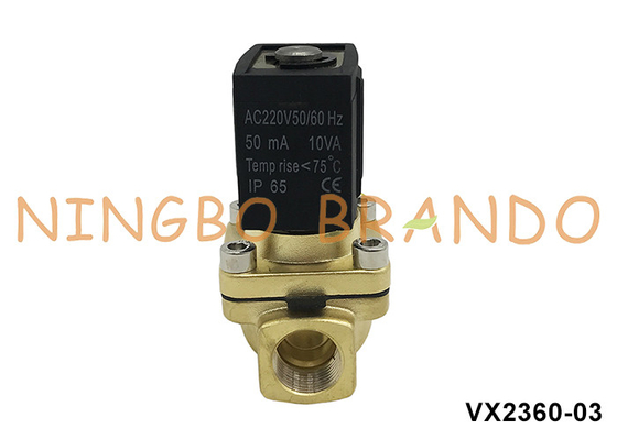 VX2360-03 3/8' SMC 타입 구리 소레노이드 밸브 물 공기 220V 110V 24V