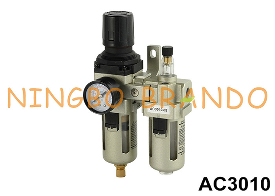 AC3010 1/4' 3/8' 공기 필터 조절기 윤활제 FR.L 조합