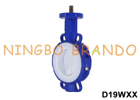 PTFE 가루 된 헤드리스 웨이퍼 타입 나비 밸브 DN40 ~ DN700