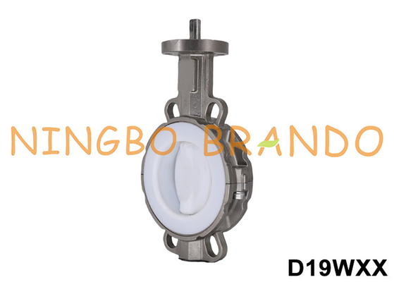 PTFE 가루 된 헤드리스 웨이퍼 타입 나비 밸브 DN40 ~ DN700
