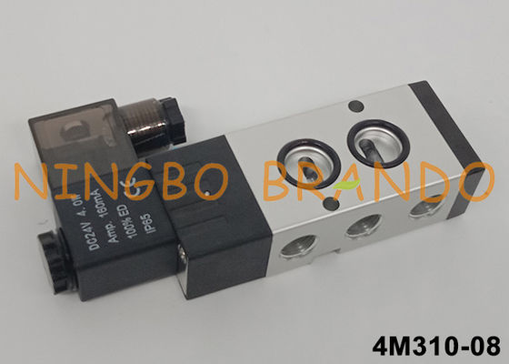에어타크 타입 4M310-08 나무르 파일럿 솔레노이드 밸브 5/2 방향 24V 220V
