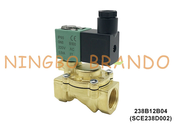 SCE238D002 1/2' ASCO형 청동 전기 전자기 밸브 220VAC 110VAC 24VDC
