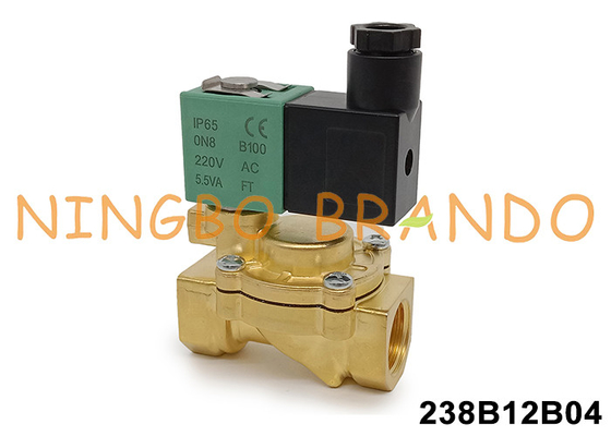 ASCO 타입 SCE238D002 1/2' Brass Solenoid 밸브 24V 110V 220V AC DC