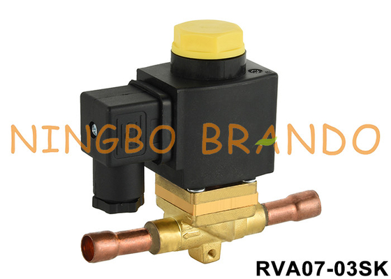 2 방향 3/8 '' 용접기 정상적으로 열 냉각 전자기 밸브 12V 24V 110V 220V