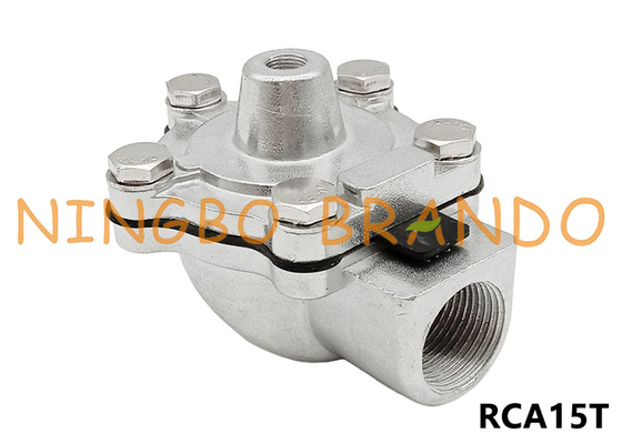 1/2' RCA15T 오른쪽 각격 원격 조종 밸브 먼지 수집 가방 필터