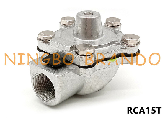 1/2' RCA15T 오른쪽 각격 원격 조종 밸브 먼지 수집 가방 필터