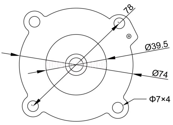 1' HUANENG MD125 펄스 밸브용 VP25 대막 수리 키트