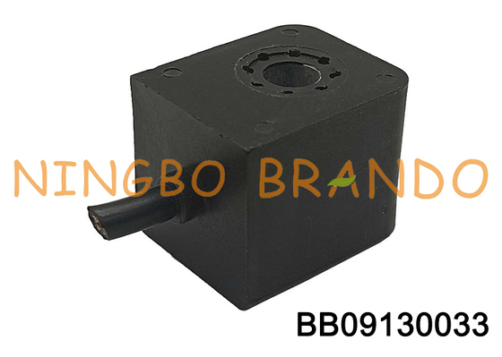 CNOMO 타입 공기 전자기 밸브 코일 케이블 와이어 9mm 구멍 지름 13VA 10W