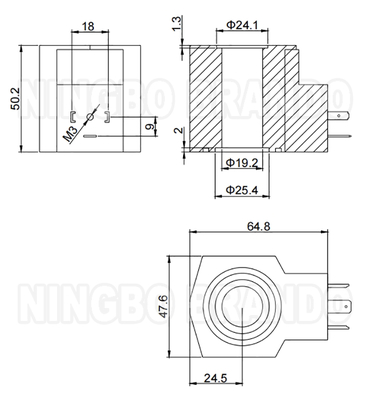 유켄 DSG-01 시리즈 110V 120V 220V 240V을위한 수압 전자기 밸브 코일