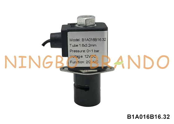 정상적으로 닫힌 소레노이드 칩 밸브 클램프 3.2mm 튜브 220V 110V 24V 12V