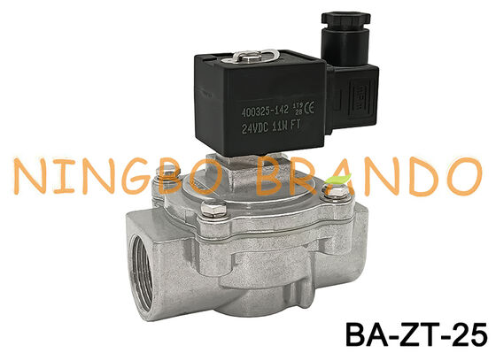 1' 직선 횡단 먼지 수집기 펄스 제트 밸브 24VDC 110VAC 220VAC