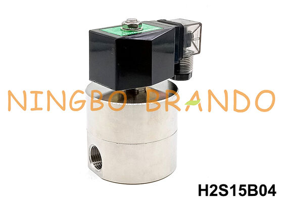 1/2'' 200 bar High Pressure Stainless Steel Solenoid Valve 24V 110V 220V