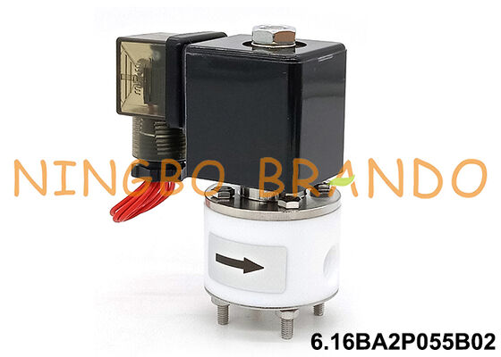 1/4'' PTFE Body Acid Alkali Anti Corrosion Solenoid Valve 24V 220V