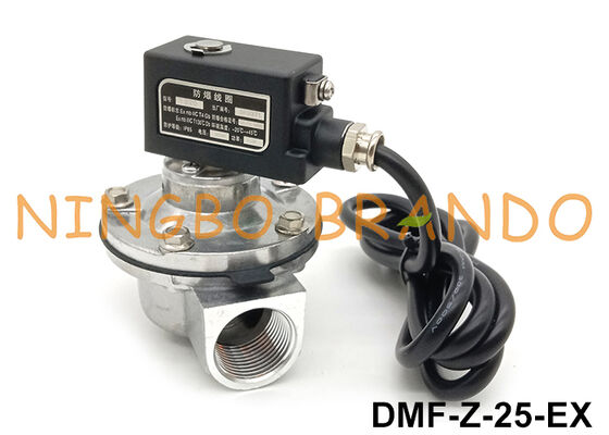 BFEC 1'' DMF-Z-25 직각 펄스 제트 밸브 (방폭 코일 24V 220V)