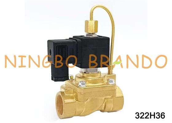 Parker 유형 G3/4'' 322H36 Parker 유형 고압 솔레노이드 밸브 평상시 열림 24V 220V