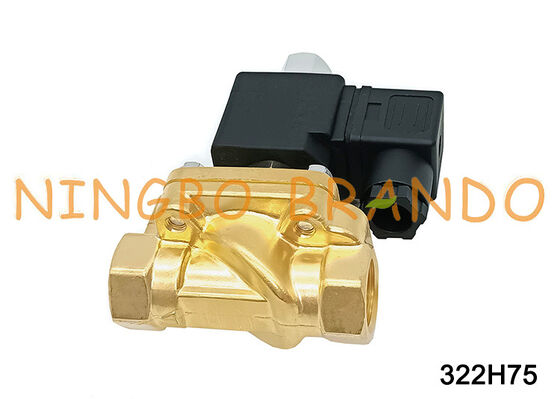 파커 유형 322H75 1/2'' 평상시 열림 솔레노이드 밸브 40 bar 24V 110V 220V