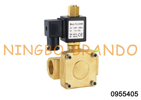 0955405 3/4'' 2 Way NO AC220V Screw Air Compressor Solenoid Valve