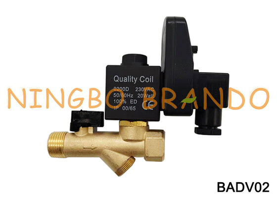 COMBO 1/2'' Automatic Drain Valve For Air Compressor AC110V AC220V