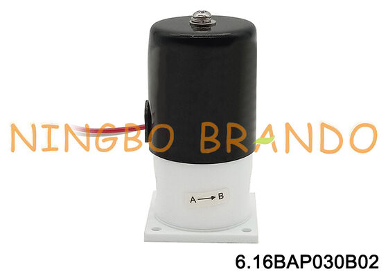 산성 알칼리 내식성 절연을 위한 1/4'' PTFE 솔레노이드 밸브