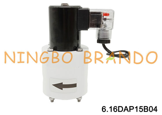 산성 알칼리 화학물질용 1/2'' PTFE 부식 방지 솔레노이드 밸브