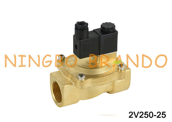 Airtac 유형 2V250-25 2 방향 솔레노이드 밸브 공기 밸브 AC220V 110V DC12V 24V