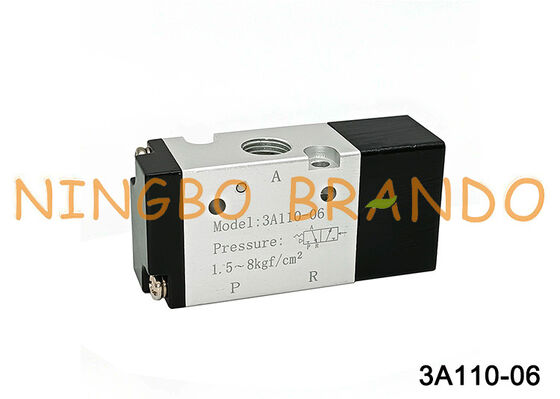 AIRTAC 타입기압 제어 밸브 3A110-06 1/8'' 3 방향 공기 조종 밸브