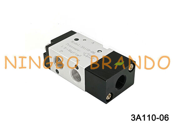 AIRTAC 타입기압 제어 밸브 3A110-06 1/8'' 3 방향 공기 조종 밸브