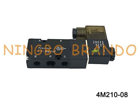 Airtac 유형 4M210-08 NAMUR 솔레노이드 밸브 4M21008A 5/2 방향 4M 시리즈