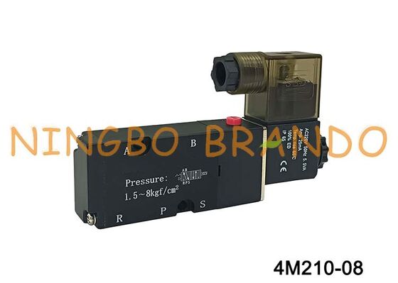Airtac 유형 4M210-08 NAMUR 솔레노이드 밸브 4M21008A 5/2 방향 4M 시리즈