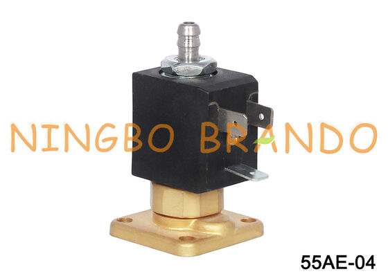 플랜지 3방향 커피 메이커 황동 에스프레소 커피 메이커 황동 솔레노이드 밸브