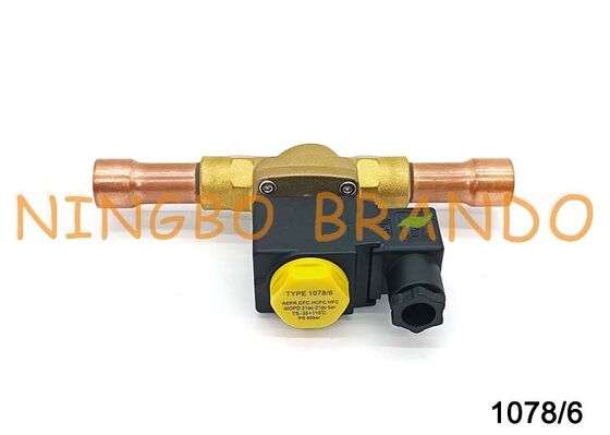 Castel 유형 1078/6A6 냉동 솔레노이드 밸브 3/4'' 인치 24V 110V 220V