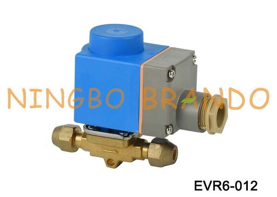 솔레노이드 밸브 Danfoss 유형 EVR 6 NC 플레어 1/2'' SAE 220VAC